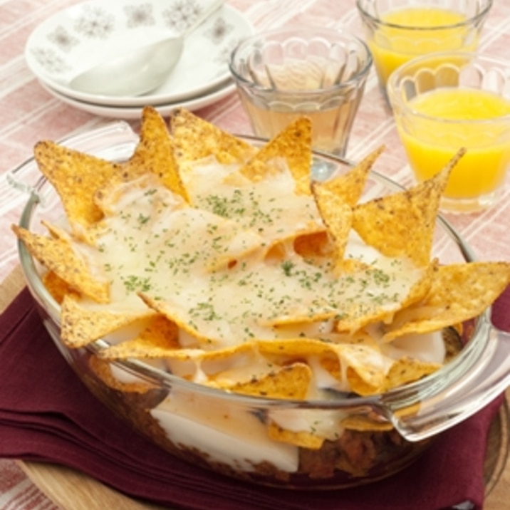 ドリトスのラザニア風(メキシカン・タコス味)